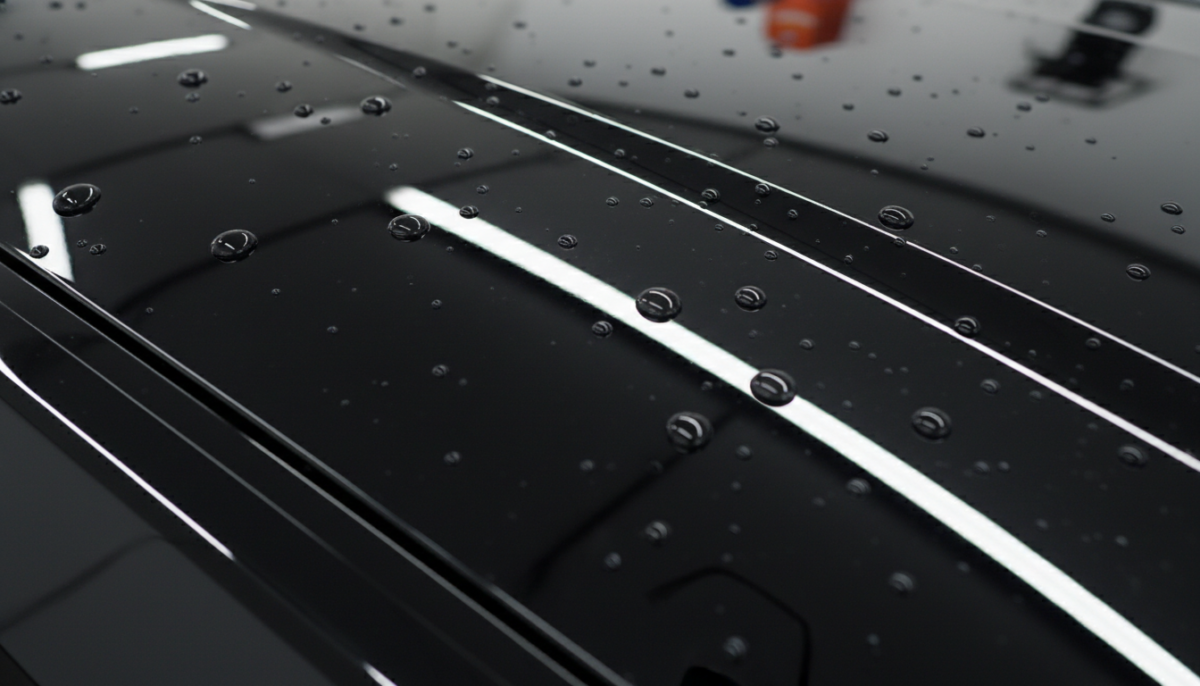 プロフェッショナルなコーティング施工・塗膜面の輝き